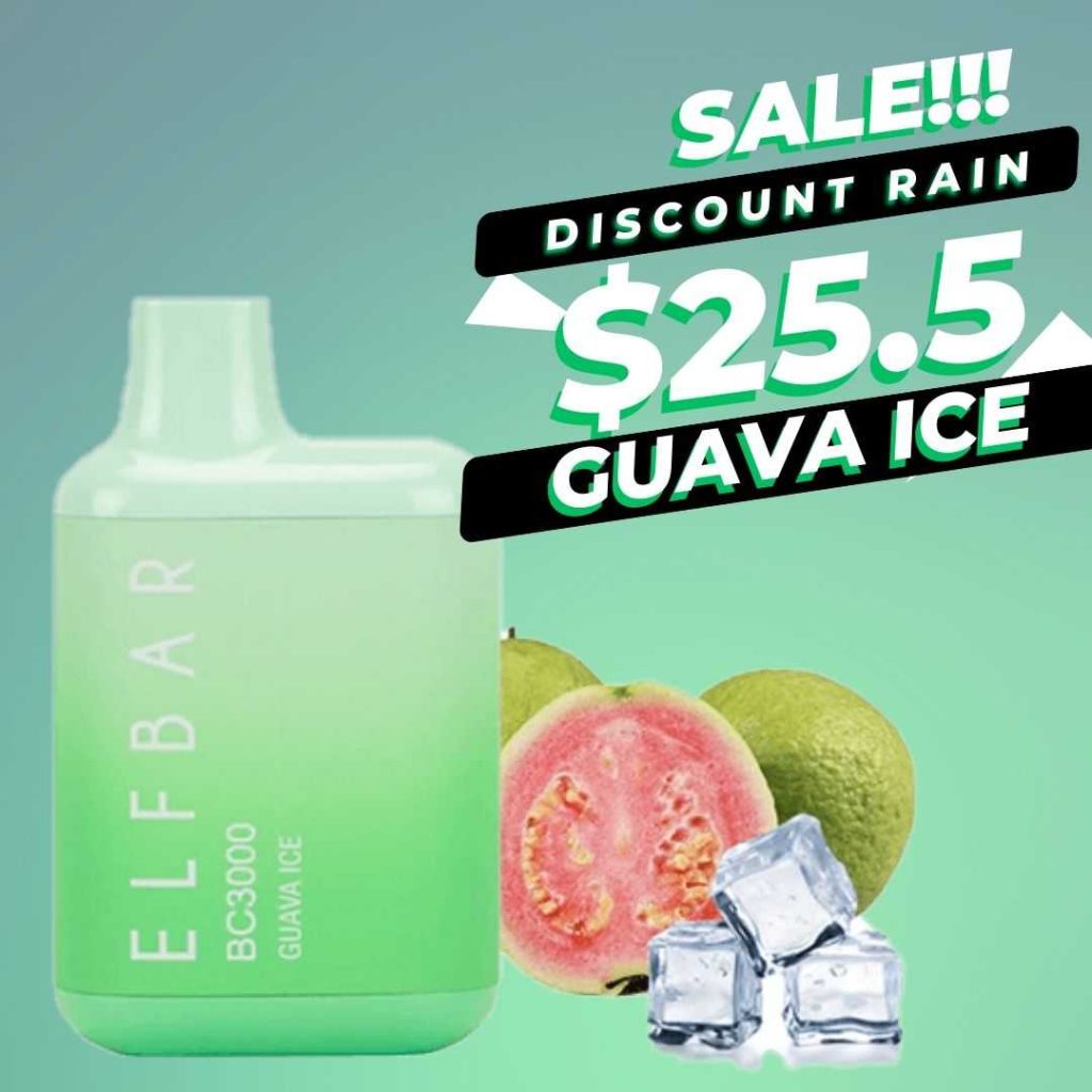 elf bar bc3000 guava ice