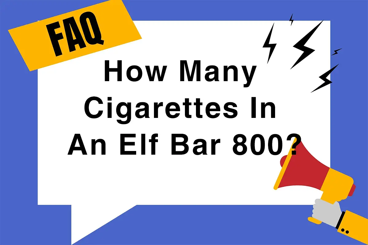 How Many Cigarettes In An Elf Bar 800
