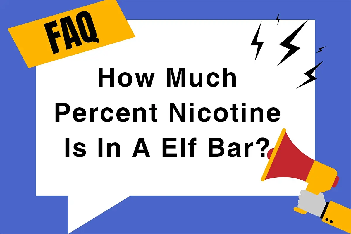 How Much Percent Nicotine Is In A Elf Bar