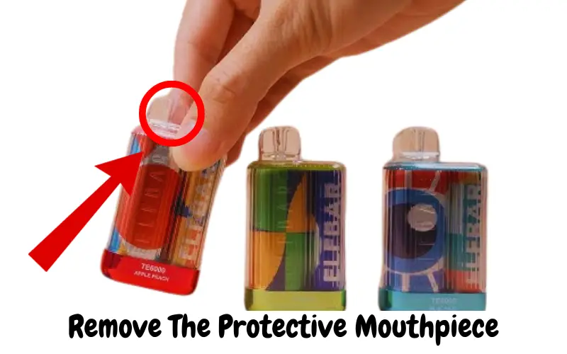 How To Use Elf Bar TE6000 Step By Step: Remove The Protective Mouthpiece