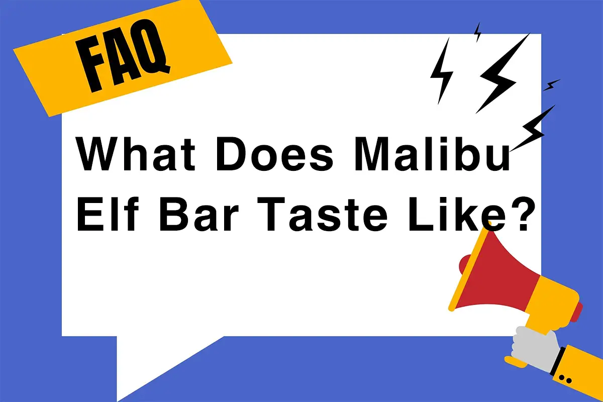 what does Malibu Elf Bar taste like