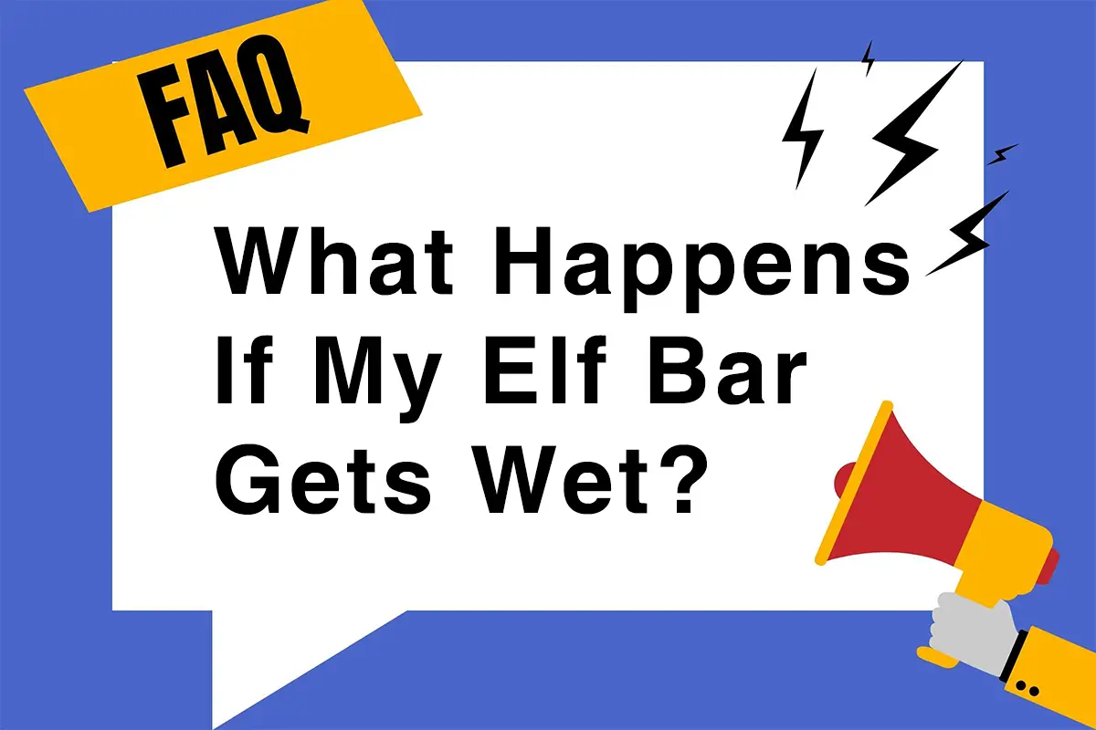 what happens if my Elf Bar gets wet